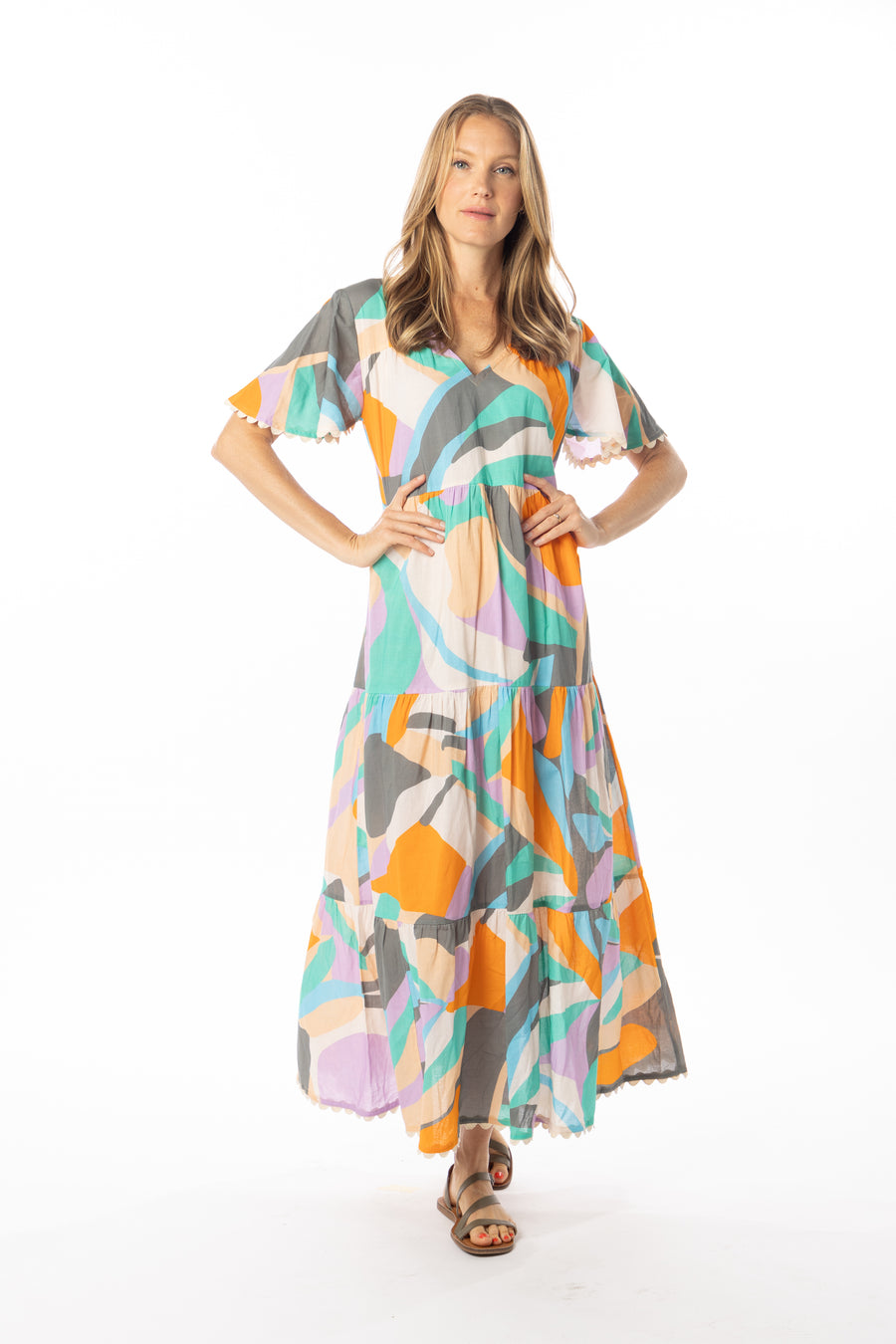 Jules Dress | Multi Colored | Spring Wear | Beachwear | Bindu Clothing