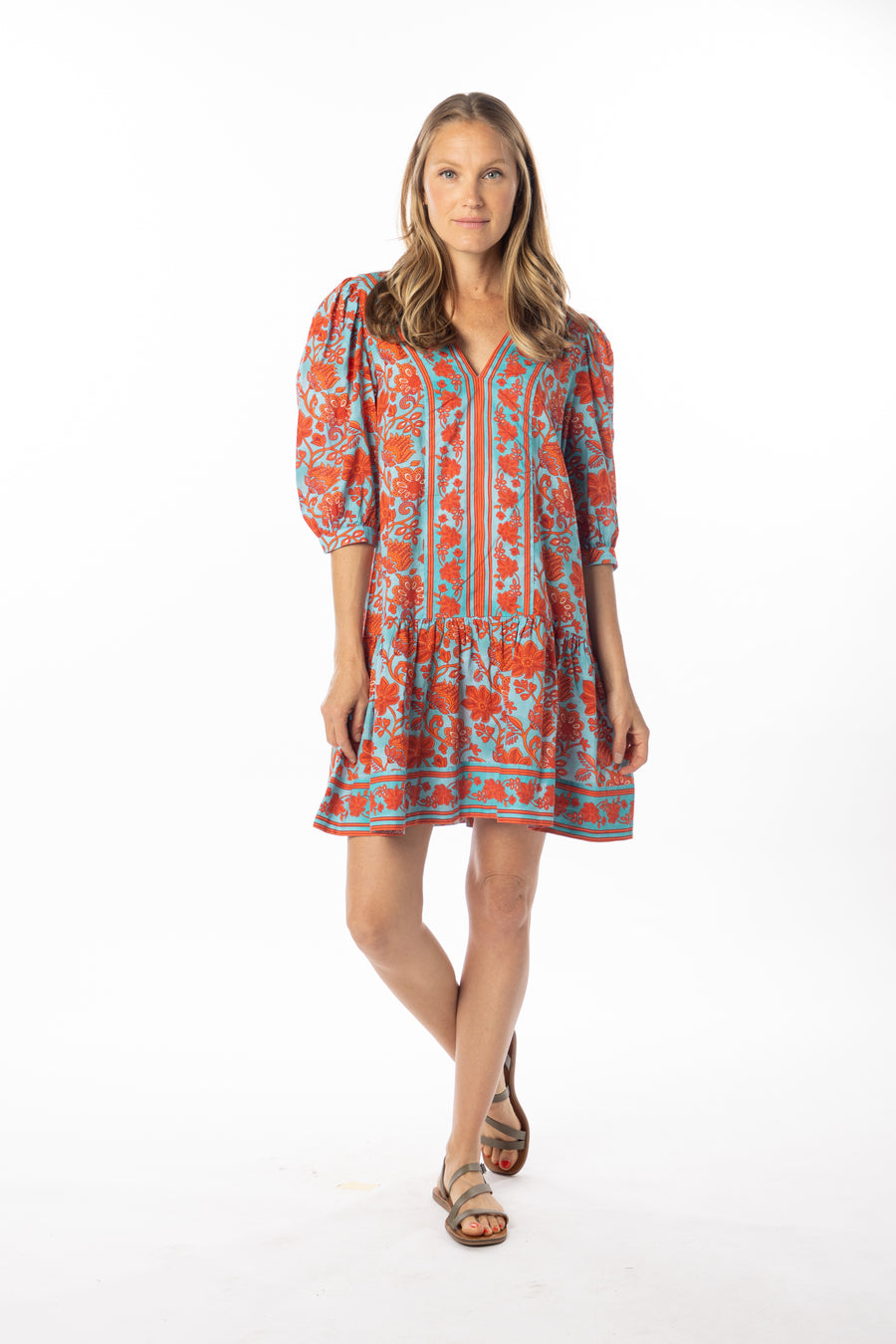 Natalia Dress | Ruby Blue | Spring 25 | Beachwear | Bindu Clothing