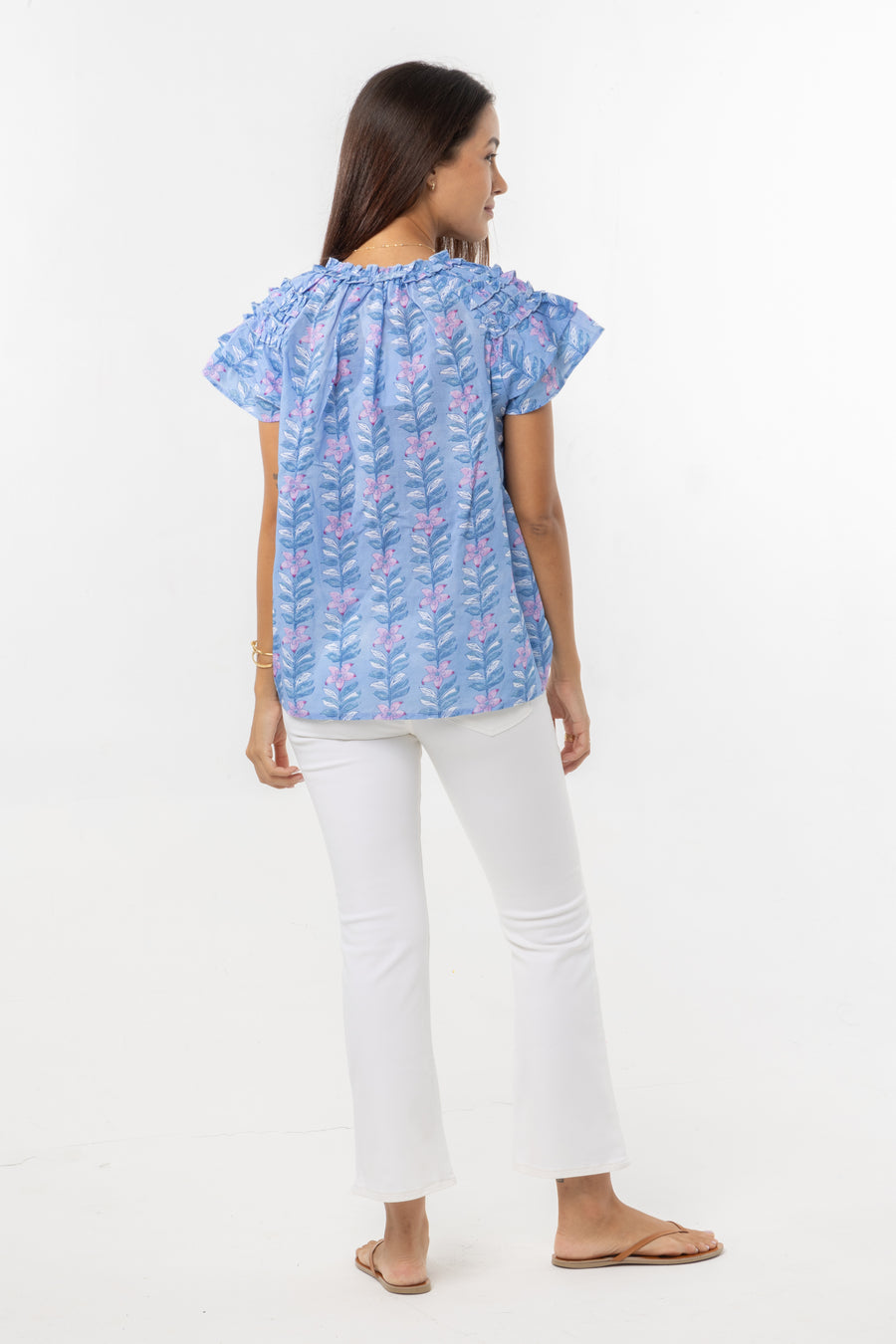 Ollie Top | Sky Blue | Spring | Summer Collection | Bindu Clothing