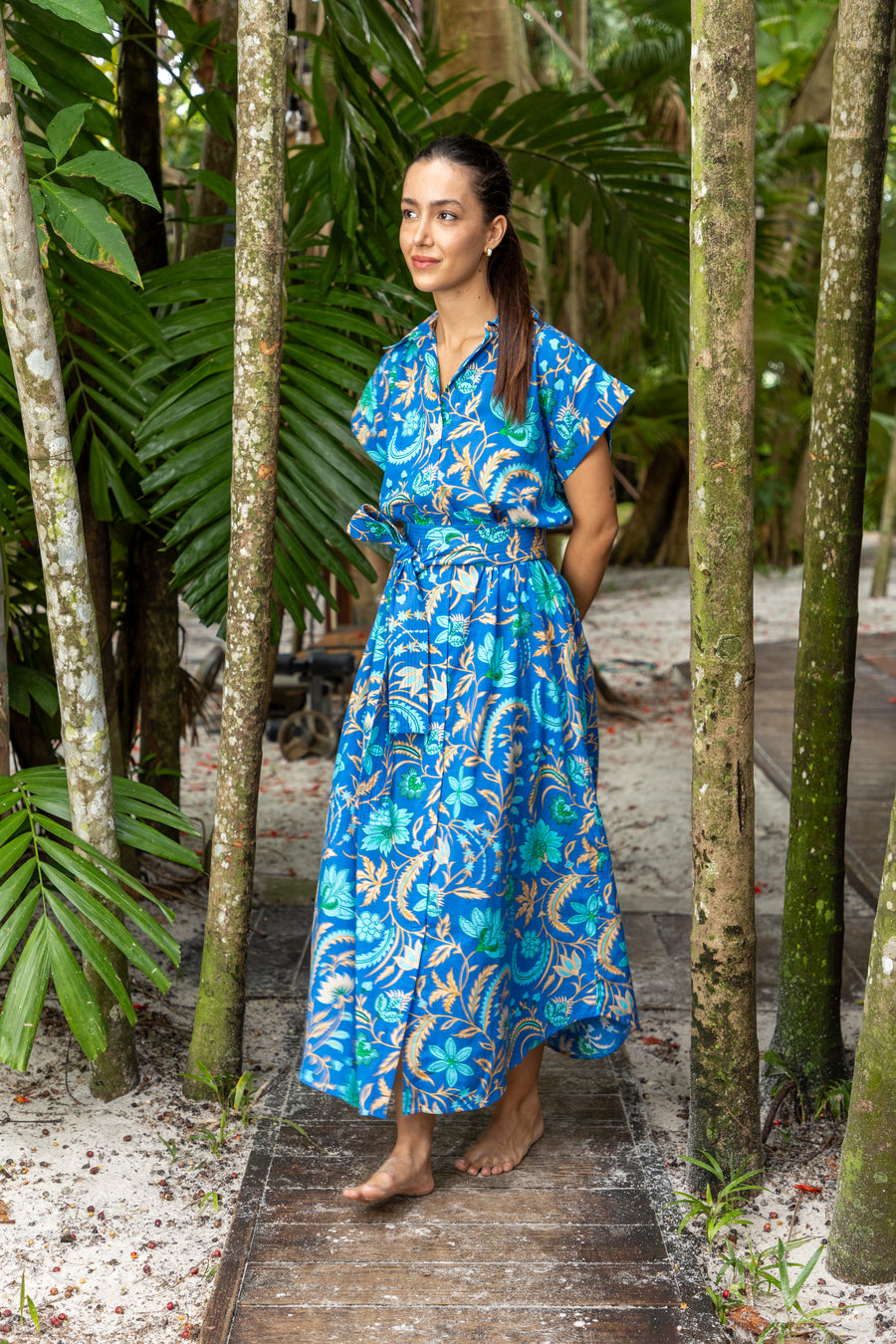 Paige Dress | Royal Blue | Beachwear | Spring Collection | Bindu Clothing Paige Dress | Royal Blue | Beachwear | Spring Collection | Bindu Clothing