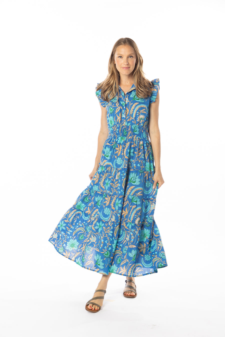 Paulina Dress | Royal Blue | Beachwear | Spring Collection | Bindu Clothing