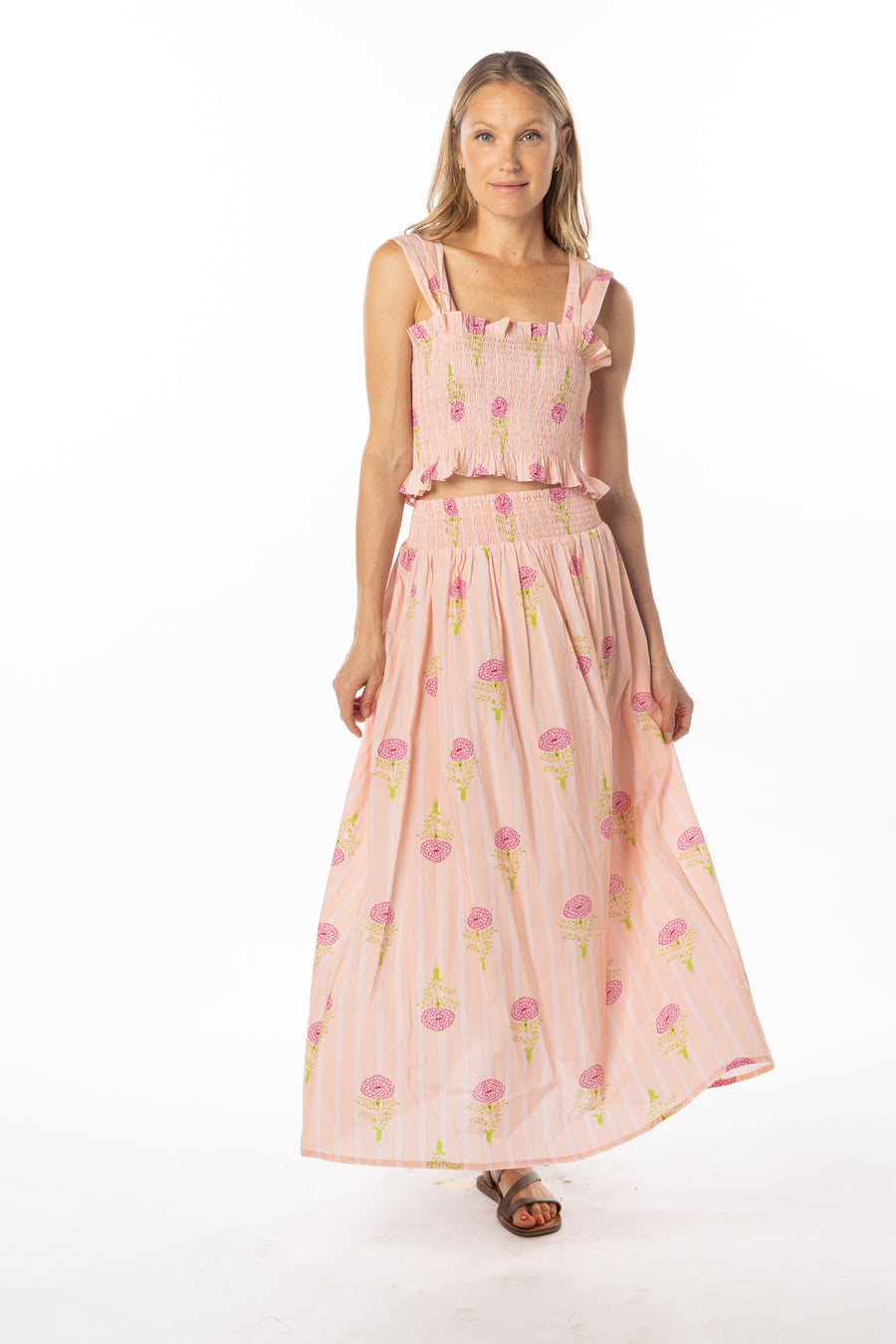 Parker Skirt | Peach Marigold | Beachwear | Spring | Bindu Clothing