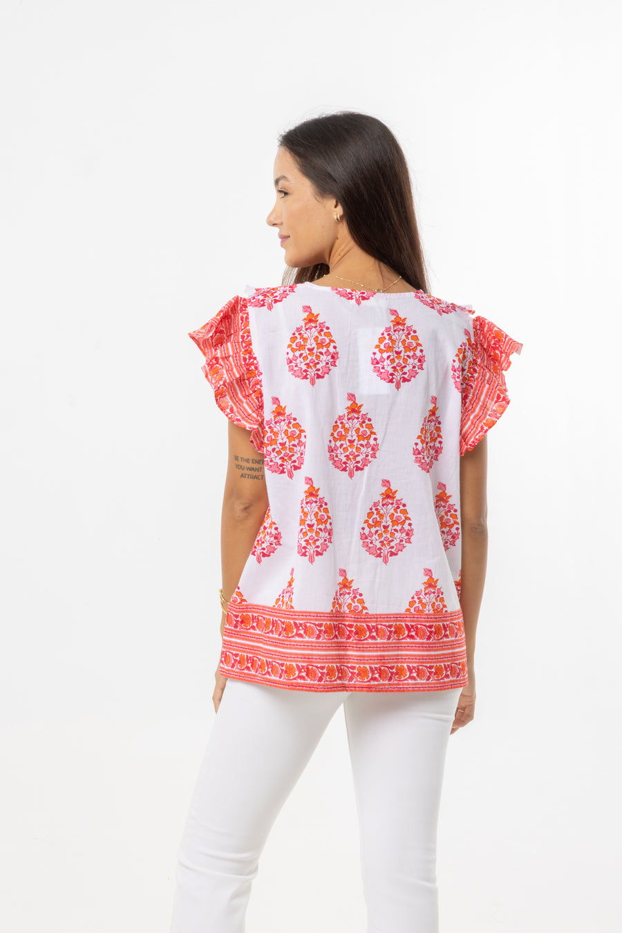 Sky Top | Cherry Pink | Spring | Summer Collection | Bindu Clothing