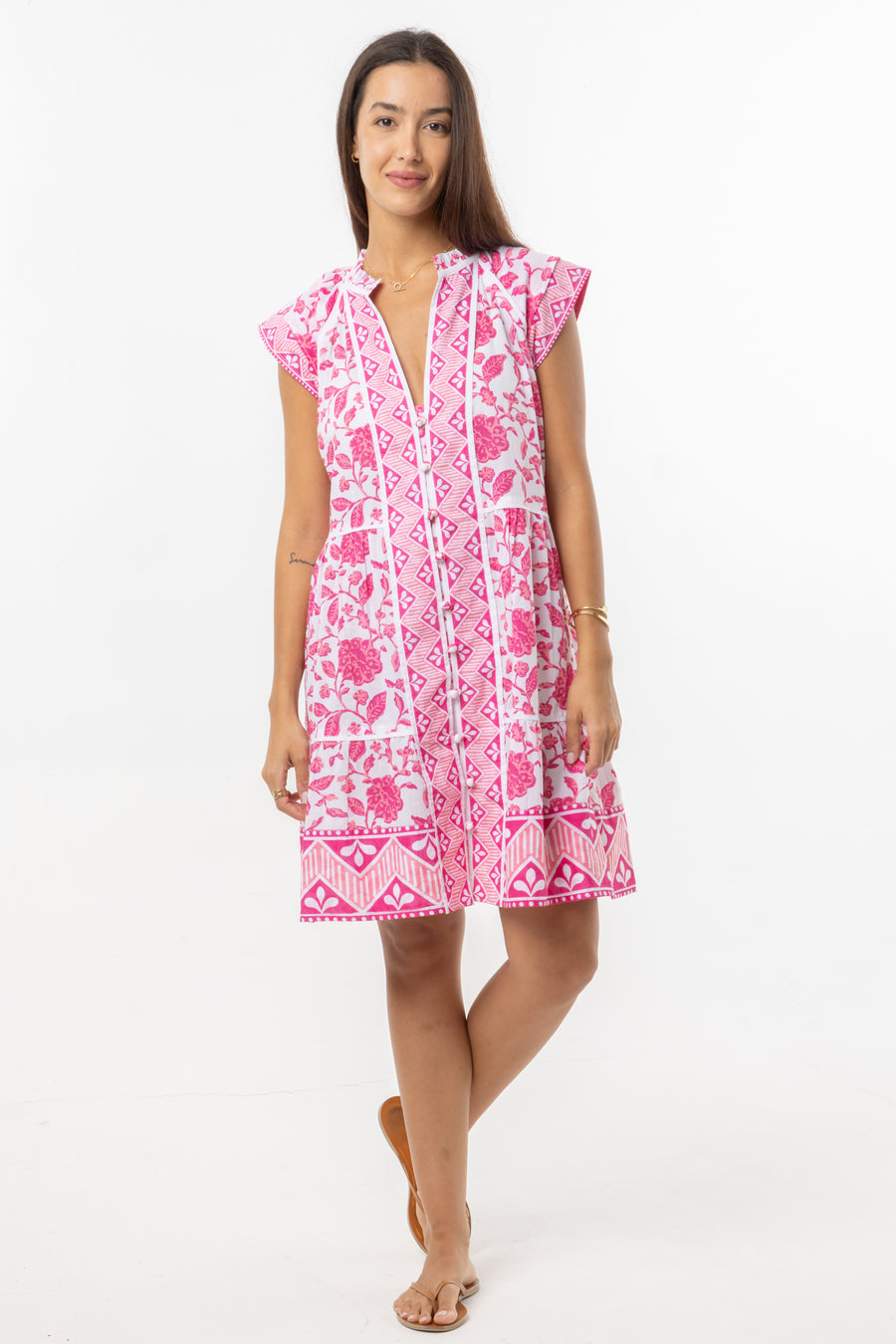 Stella Dress | Hot Pink | Summer Collection | Bindu Clothing