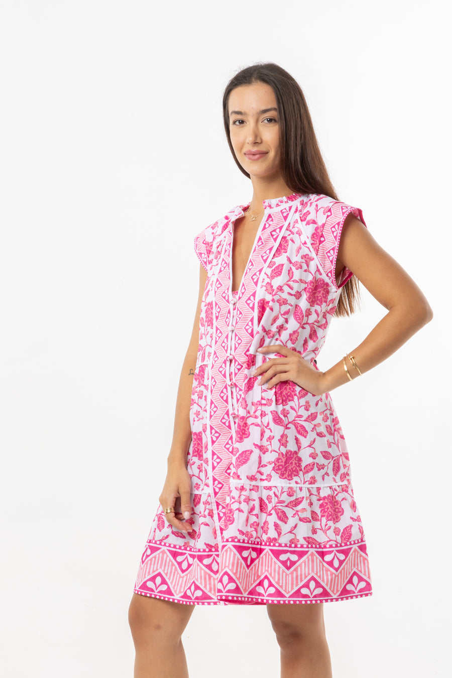 Stella Dress | Hot Pink | Summer Dress | Bindu Clothing