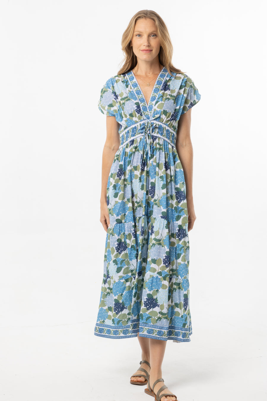 Aria Dress | Hydrangeas | Summer Collection | Spring | Bindu Clothing
