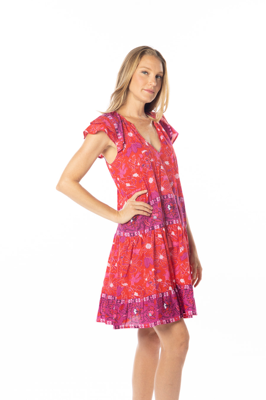 Carolina Dress | Very Berry | Spring 25 | Bindu Clothing