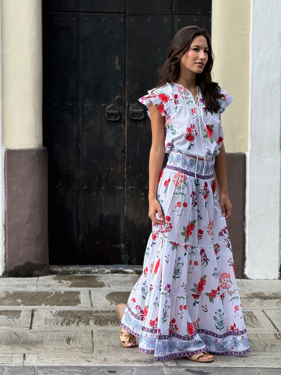 Cristi Top | Wild Flowers | Summer 25 | Bindu Clothing
